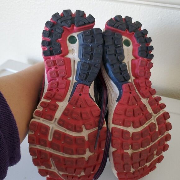 Brooks Womens Ghost 6 DNA Gray/Pink Athletic Active Running Sneakers Size 7 - Picture 12 of 15